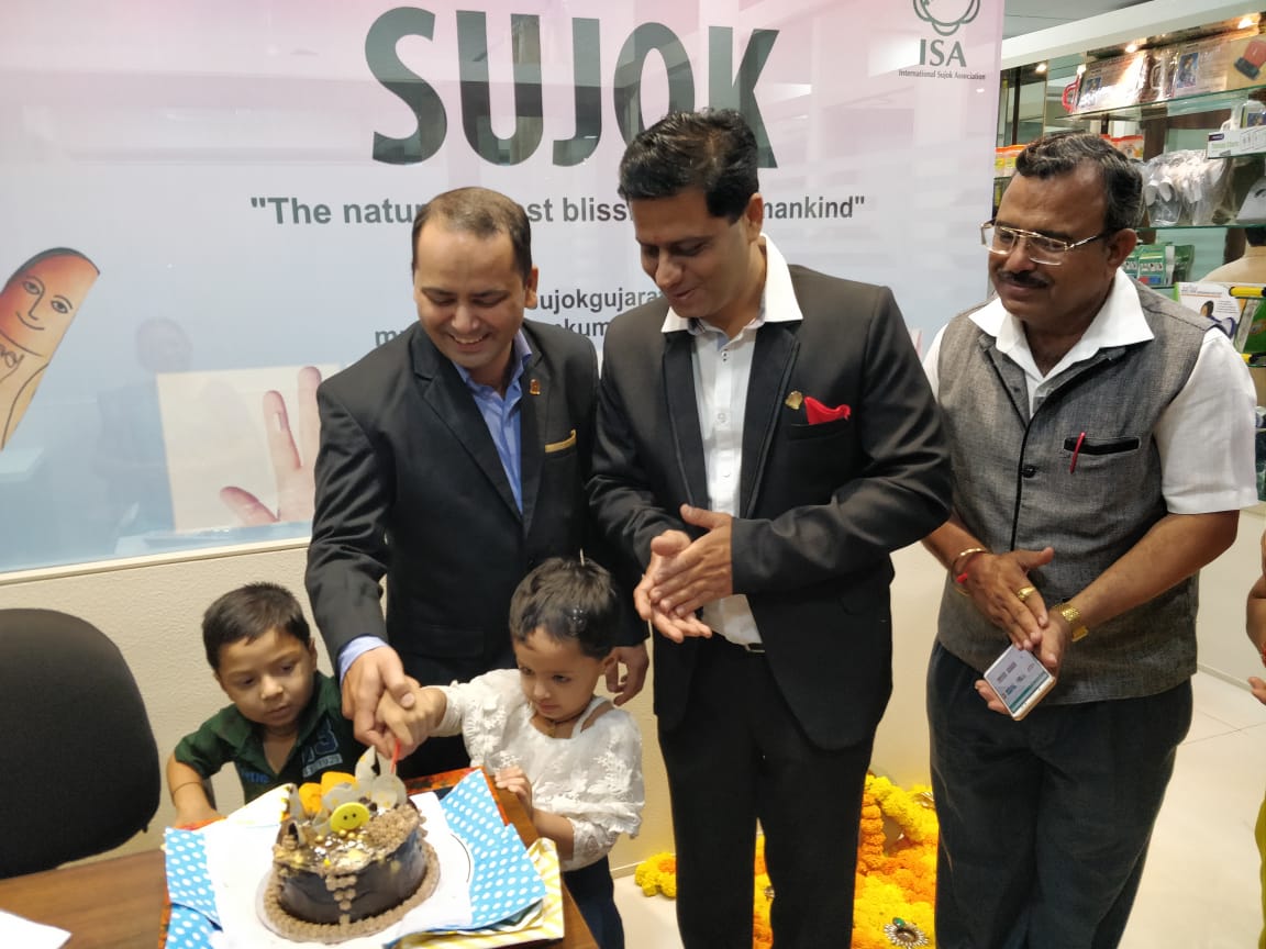 Cake Cutting At New Clinic Vesu