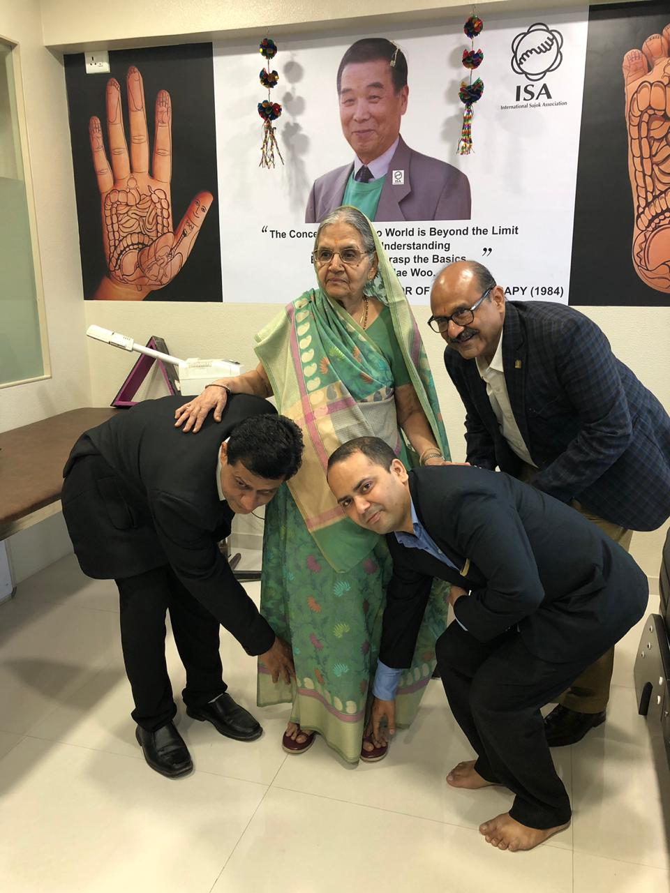 Taking Blessings from Elders